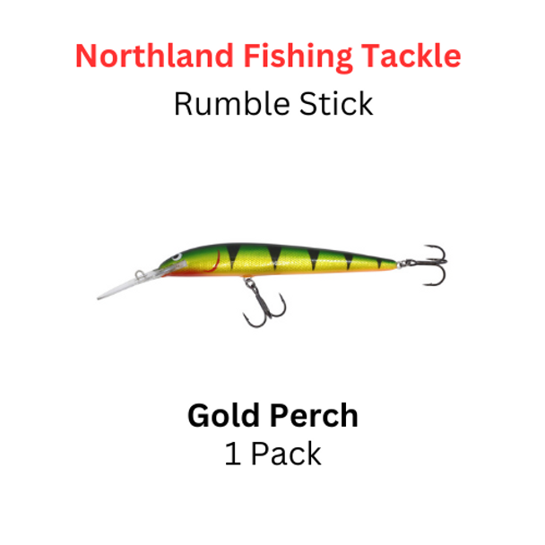 Northland Fishing Tackle Rumble stick crankbait size 5 Gold Perch