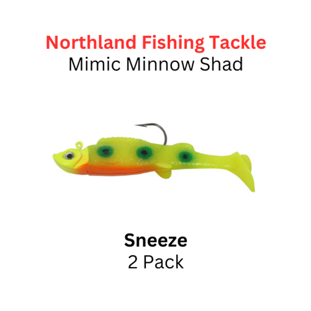 NORTHLAND FISHING TACKLE: 1/4oz Mimic Minnow Shad SNEEZE