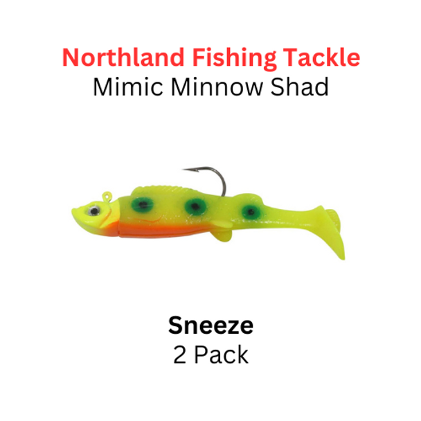 NORTHLAND FISHING TACKLE: 1/8oz Mimic Minnow Shad SNEEZE