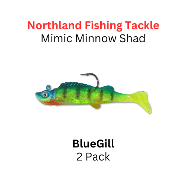 NORTHLAND FISHING TACKLE: 1/32oz Mimic Minnow Shad BLUEGILL