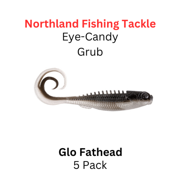 NORTHLAND FISHING TACKLE Eye Candy Grub Glo Fathead 