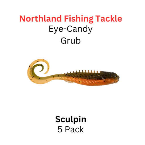 NORTHLAND FISHING TACKLE Eye Candy Grub Sculpin