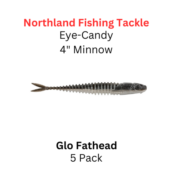 NORTHLAND FISHING TACKLE Eye Candy 4" Minnow Glo Fathead 5/pk