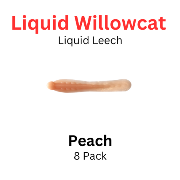 Liquid WIllowcat Liquid Leech Peach 8 pack 
