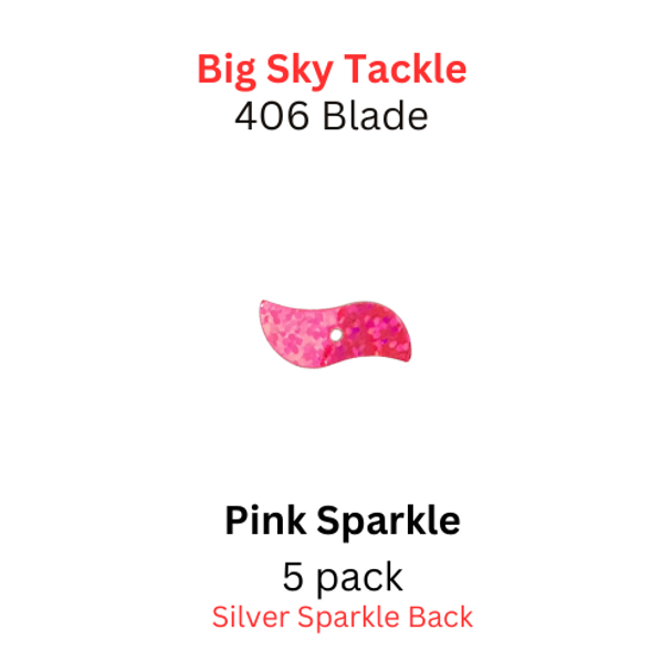 Pink Sparkle 406 Blades