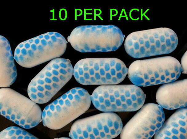 RIG FLOATS 3/8" WHITE/BLUE SCALE LIVE BAIT RIGS