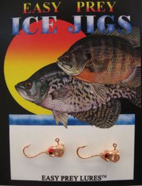 Ice Fishing Jigs #8 LS MINNOW COPPER / EASY PREY LURES