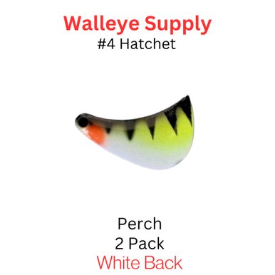 Spinner Blades HATCHET #4 PERCH - walleyesupply.com