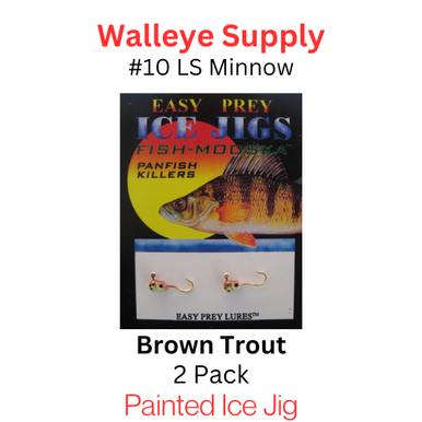 brown trout ice fishing lures Micro HD Lure Ultra-Realistic Jig for Ice Bozo LT21 The Best Trout Lures of