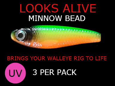 Looks Alive Minnow Beads UV FIRETIGER 