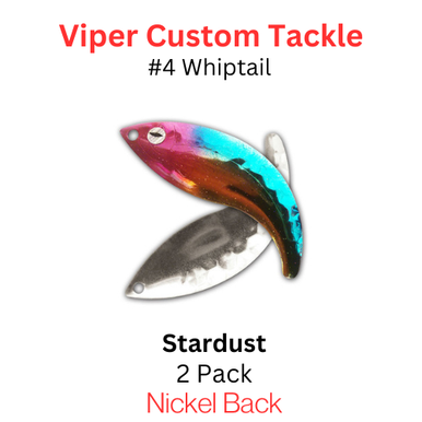 Viper Tackle Whiptail Blades #4 Stardust 2/pk** - walleyesupply.com