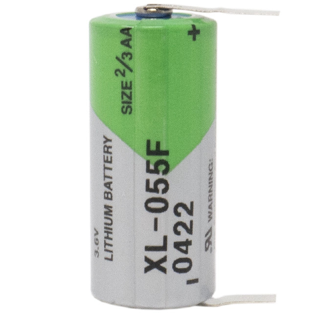 Xeno XL-055F 3.6V 2/3 AA 1.65Ah Lithium Battery with Tabs