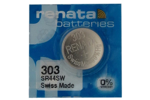 303 / SR44SW Renata Silver Oxide Button Battery