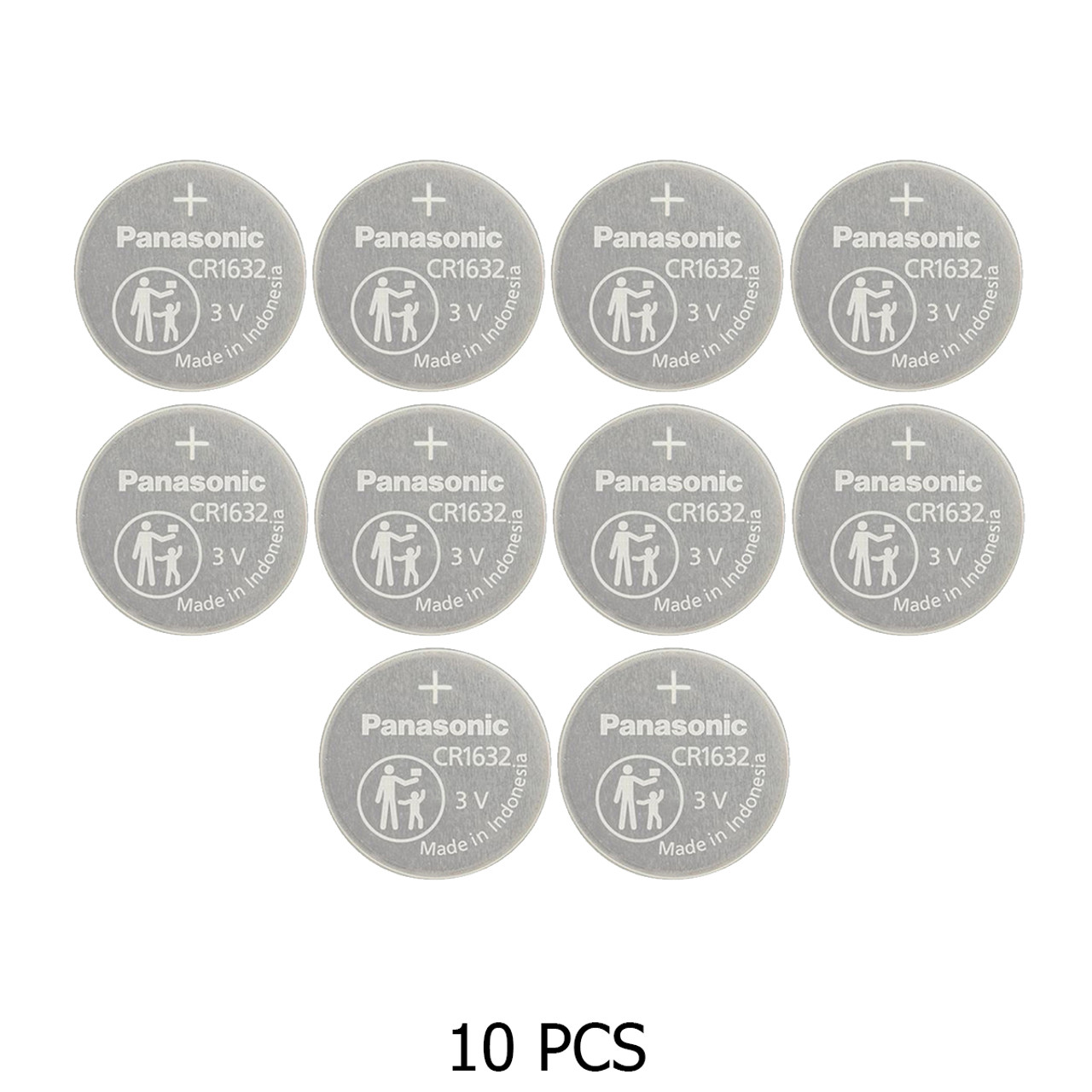 Panasonic CR1632-6 CR1632 3V Lithium Coin Battery (Pack of 6)