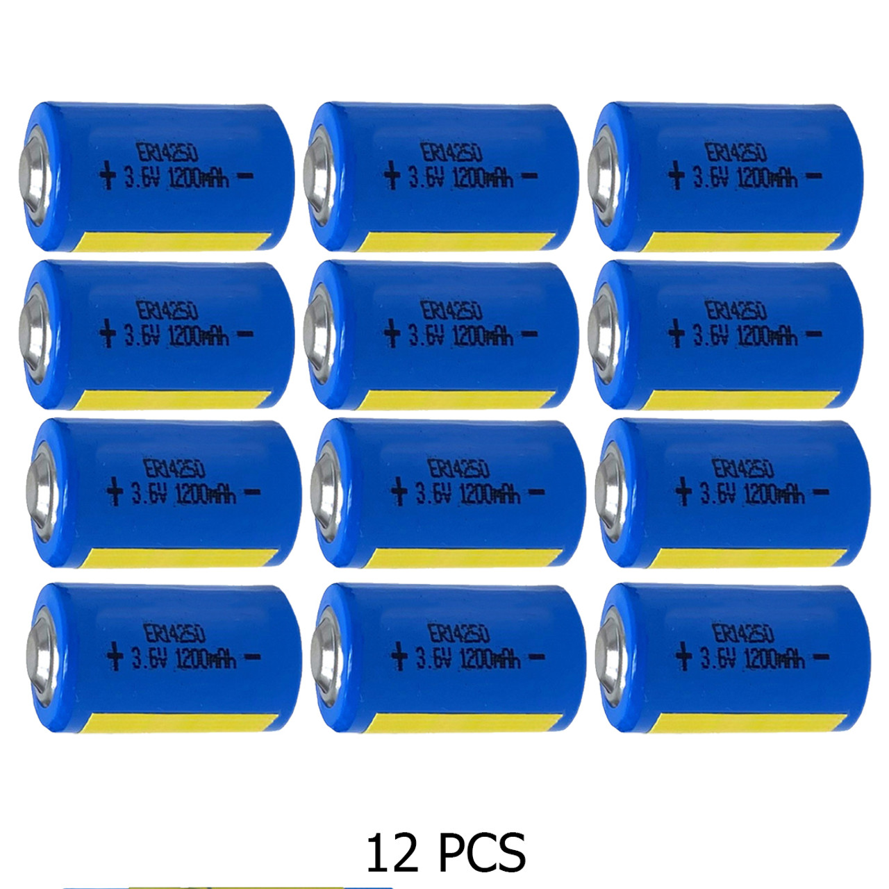 primary lithium battery 1/2aa er14250 3.6v