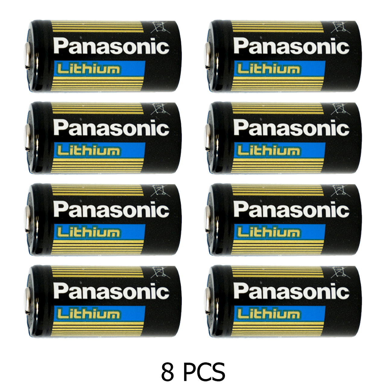 10 pcs Panasonic Lithium CR123A 3V Photo Lithium Batteries