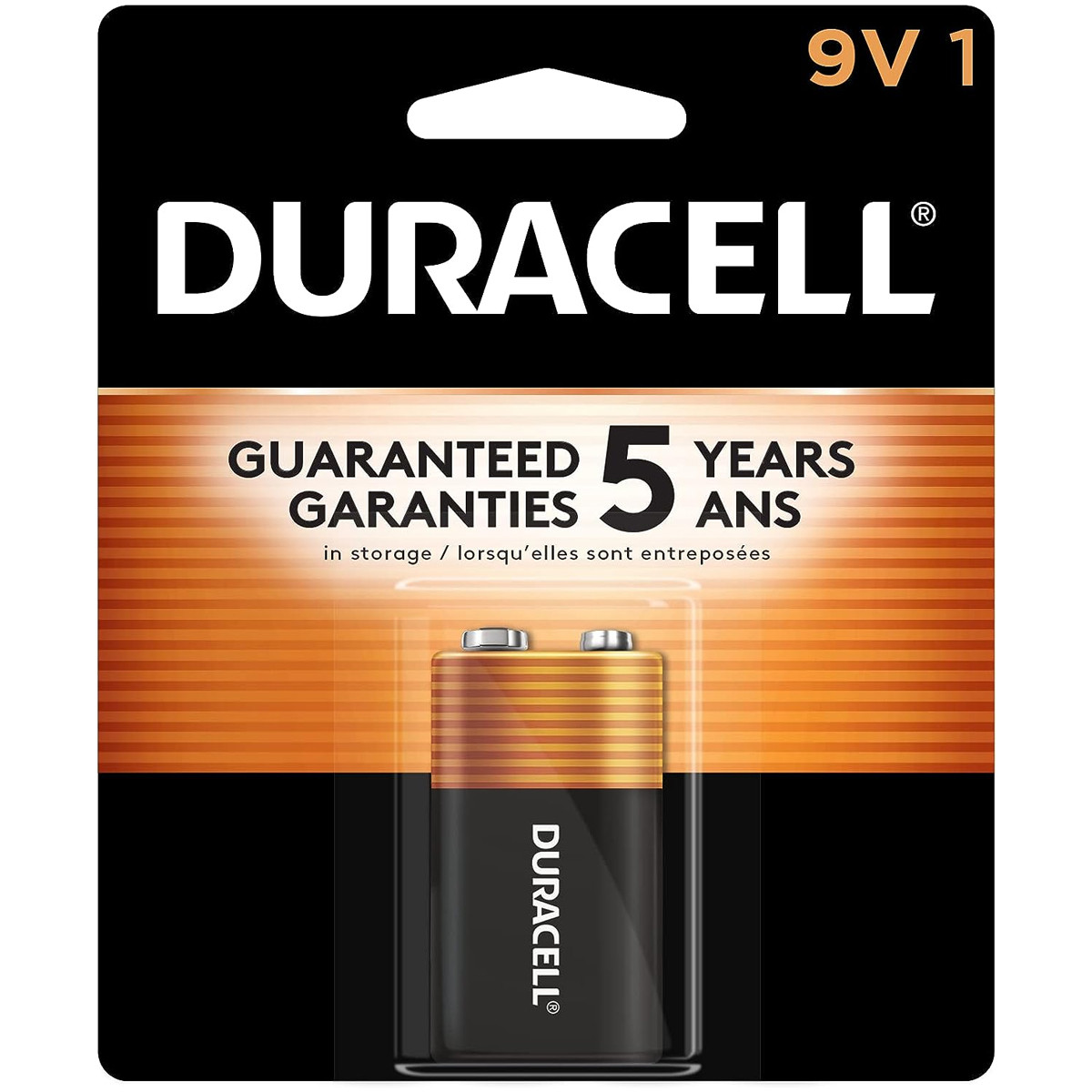 Duracell Plus Alkaline-Batterien 9V – 4 Stück, Lange Haltbarkeit