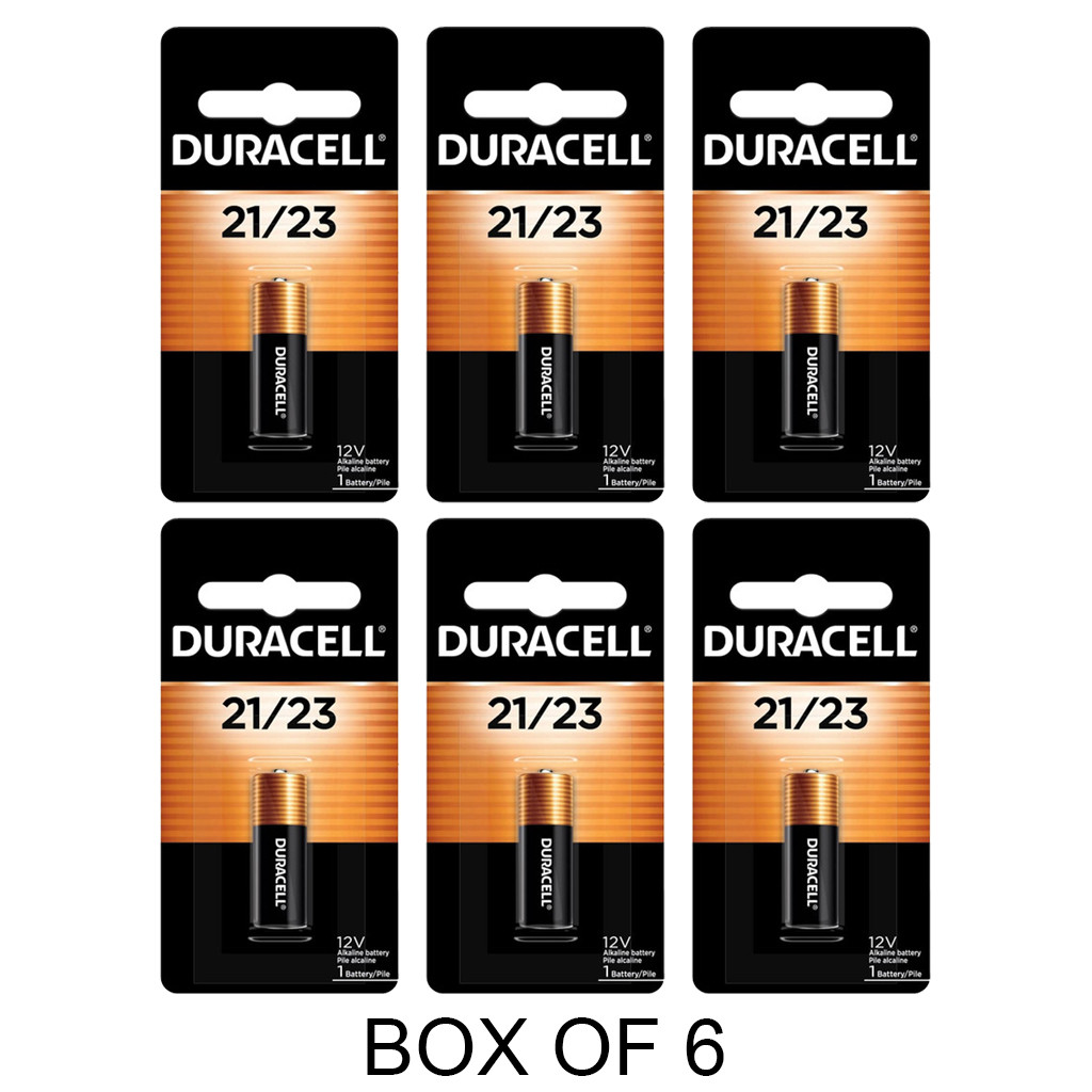 6Pack 21/23 Duracell 12 Volt Alkaline Batteries