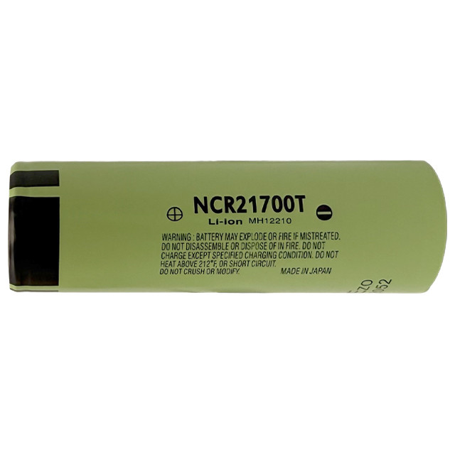 INR21700T 3.6V Panasonic 4800mAh Li-ion Battery – Flat Top