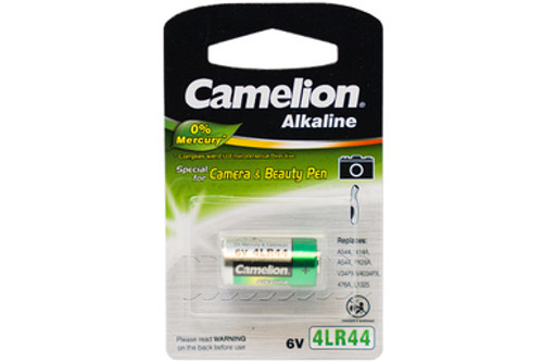 4LR44 6 Volt Alkaline Battery (A544, PX28A)