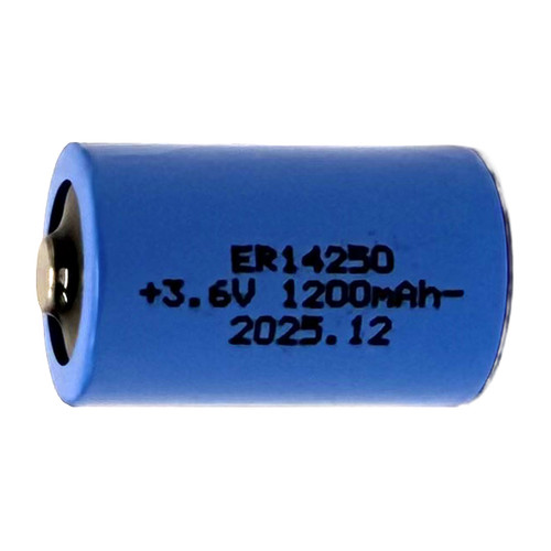 ER14250 (LS14250) 1/2 AA 3.6 Volt Primary Lithium Battery (1200 mAh)