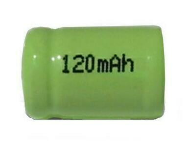 Power Portable 1/3 AAA NiMH Flat Top Battery 120mAh close-up view
