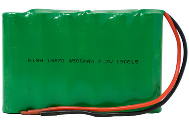 Power Portable 7.2V NiMH battery pack with attached leads