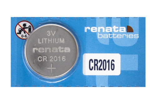 CR2016 Renata 3 Volt Lithium Coin Cell Battery
