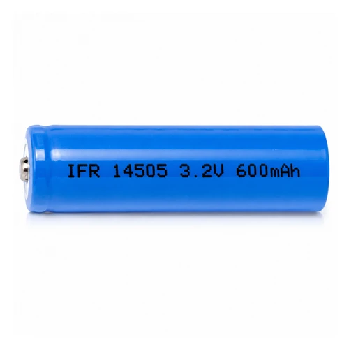 Side profile of Power Portable 14500 LiFePO4 rechargeable battery