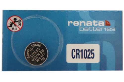 CR1025 Renata 3 Volt Lithium Coin Cell Battery