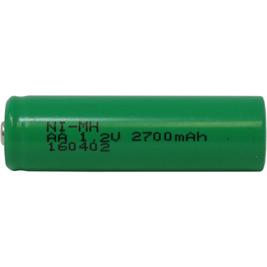 Power Portable AA NiMH Battery 2700mAh standing upright