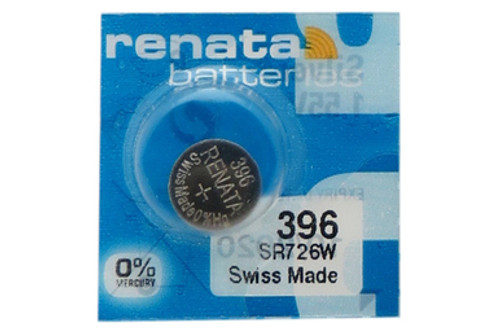 396 / 397 / SR726SW Renata Silver Oxide Button Battery