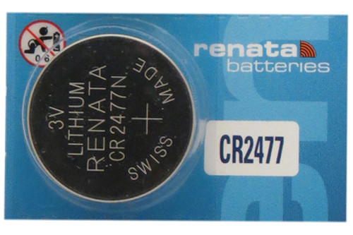 CR2477 Renata 3 Volt Lithium Coin Cell Battery