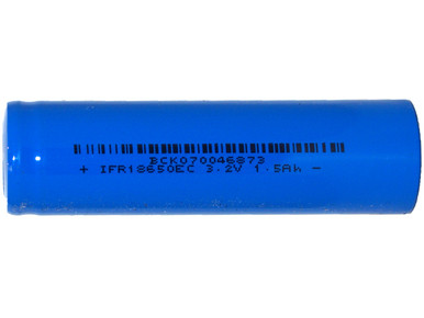 Power Portable 3.2V 18650 LiFePO4 rechargeable battery flat terminal