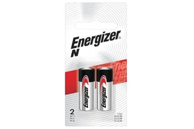 Energizer N Size E90 1.5V Alkaline Battery 2-Pack on card