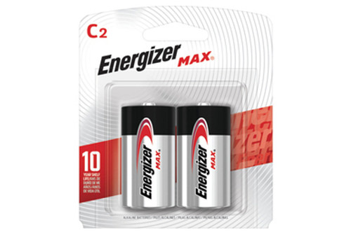 C Energizer MAX E93BP-2 Alkaline Batteries (2 Card)