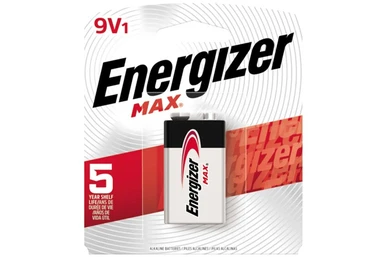 Energizer MAX 522BP 9 Volt alkaline battery on retail card