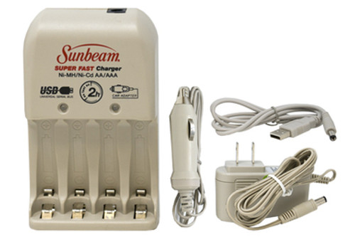 Sunbeam AA / AAA Super Fast Battery Charger