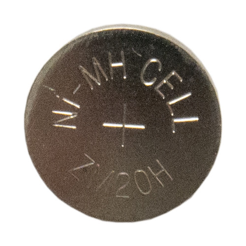 Power Portable 20H 1.2 Volt NiMH rechargeable button battery front view