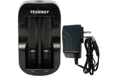Tenergy TN269 2-bay Li-Ion battery charger with dual slots