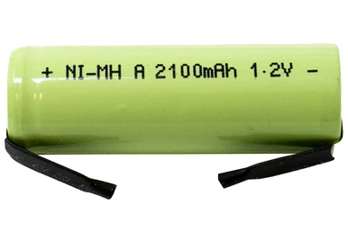 Power Portable NiMH A size battery with tabs, model 23661