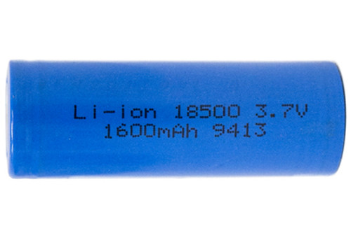 4/3 A 3.7 Volt Lithium Ion 18500 Battery (1600 mAh)