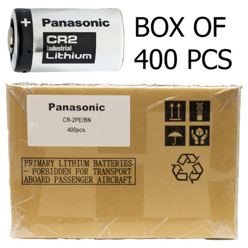 400-Pack CR2 Panasonic Industrial 3 Volt Lithium Batteries Wholesale & direct to consumer