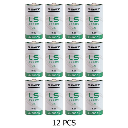 12-Pack Saft LS26500 3.6 Volt Wholesale & direct to consumer