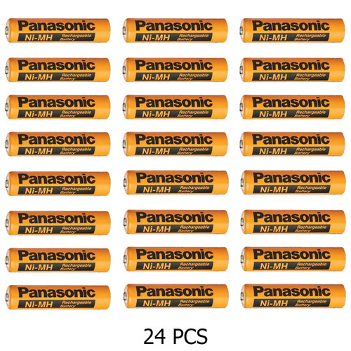 24-Pack AAA Panasonic 700 mAh NiMH Rechargeable Batteries