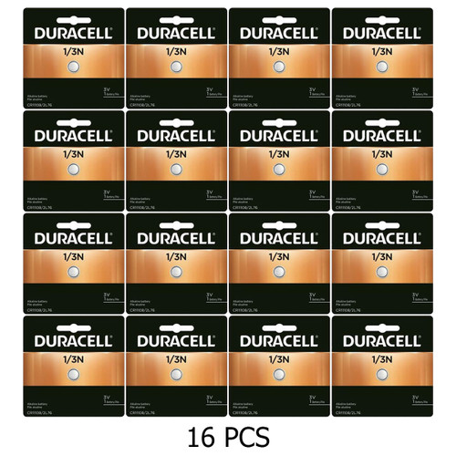 Closeup of Duracell 2L76 3V lithium batteries packaging