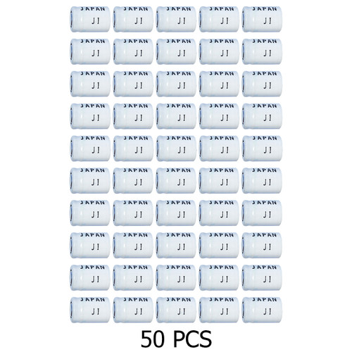 50-Pack 1/3 AAA Sanyo 50 mAh Flat Top NiCd (N50AAA) Batteries