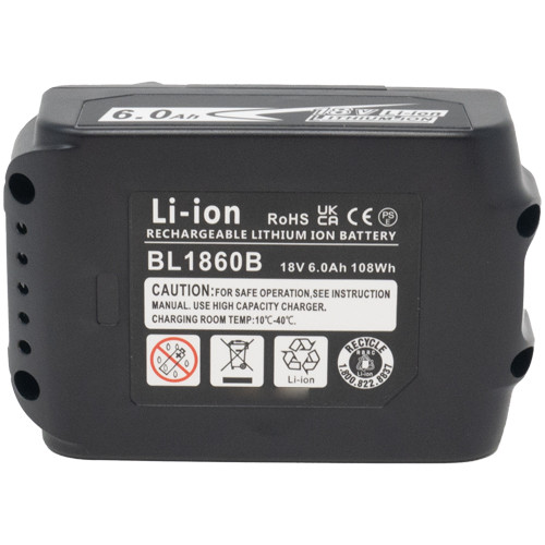 Makita 18 Volt 6000 mAh Li-ion Replacement Battery