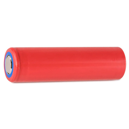 Side view of Panasonic 18650 3.6V 3500mAh Li-Ion battery