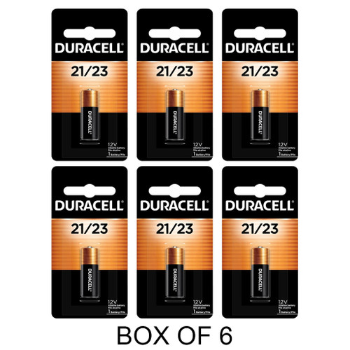 21/23 Duracell 12 Volt Alkaline Batteries (Box of 6)